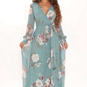 Garden escape maxi dress from fashion nova